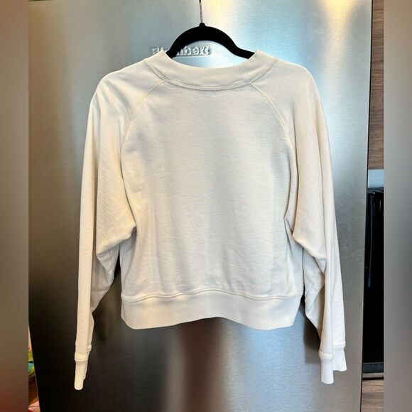 EUC Vince Puff Sleeve Raglan Pullover Cropped Sweatshirt - Picture 5 of 6